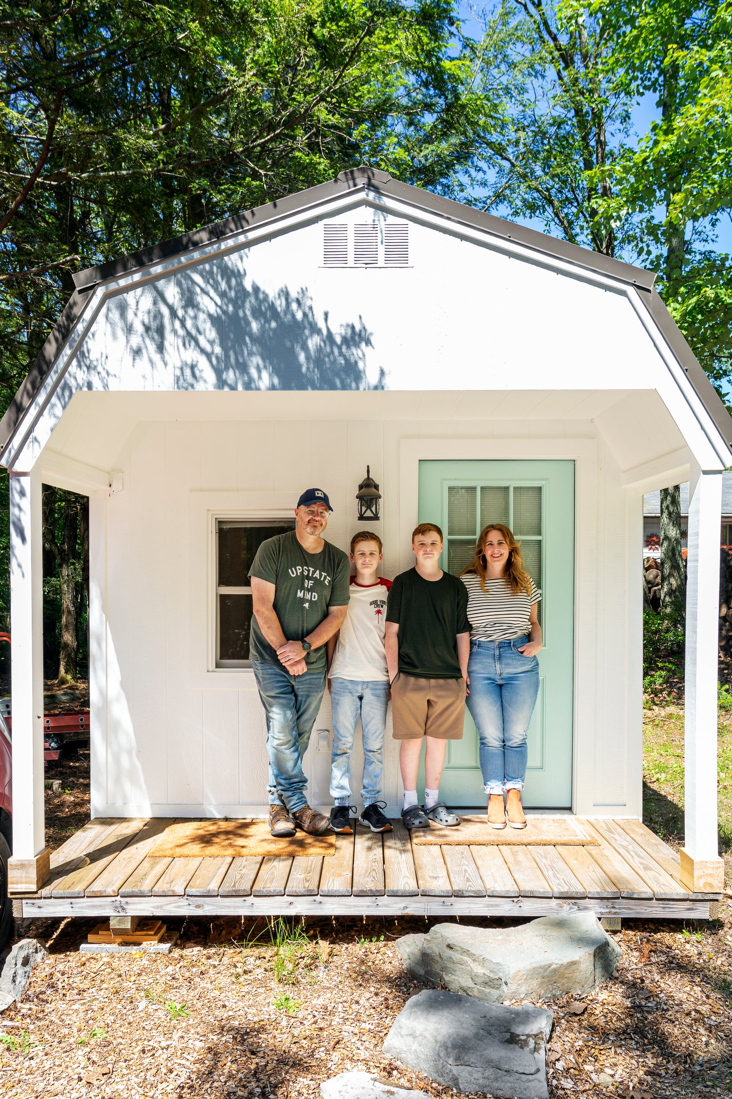 Kyle and Danielle Elderkin, cabin renovations, interior decorating, vacation rentals, and cabin t-shirts