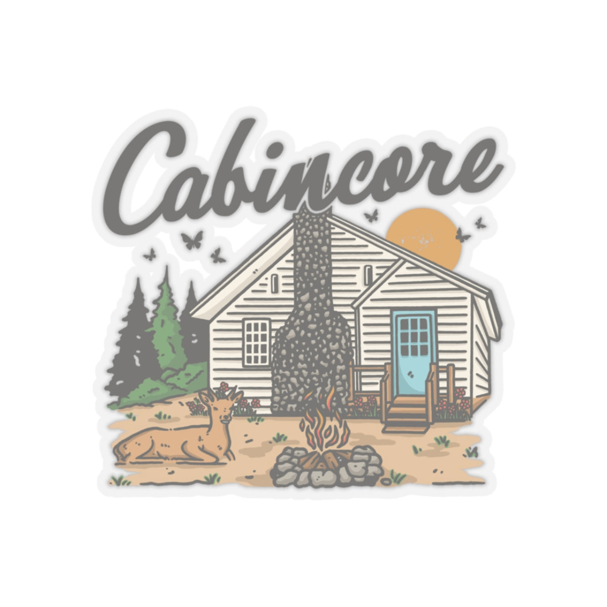 Cabincore Stickers